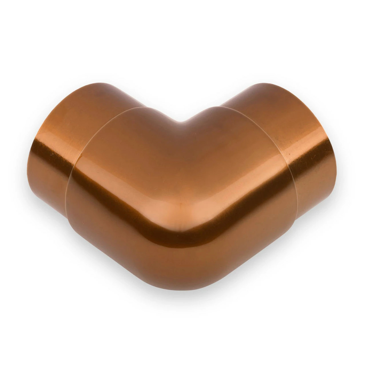 Flush Elbow Fitting 90 Degree - Sunset Copper - 2" OD 3 Flush Elbow Fitting 90 Degree - Sunset Copper - 2" OD