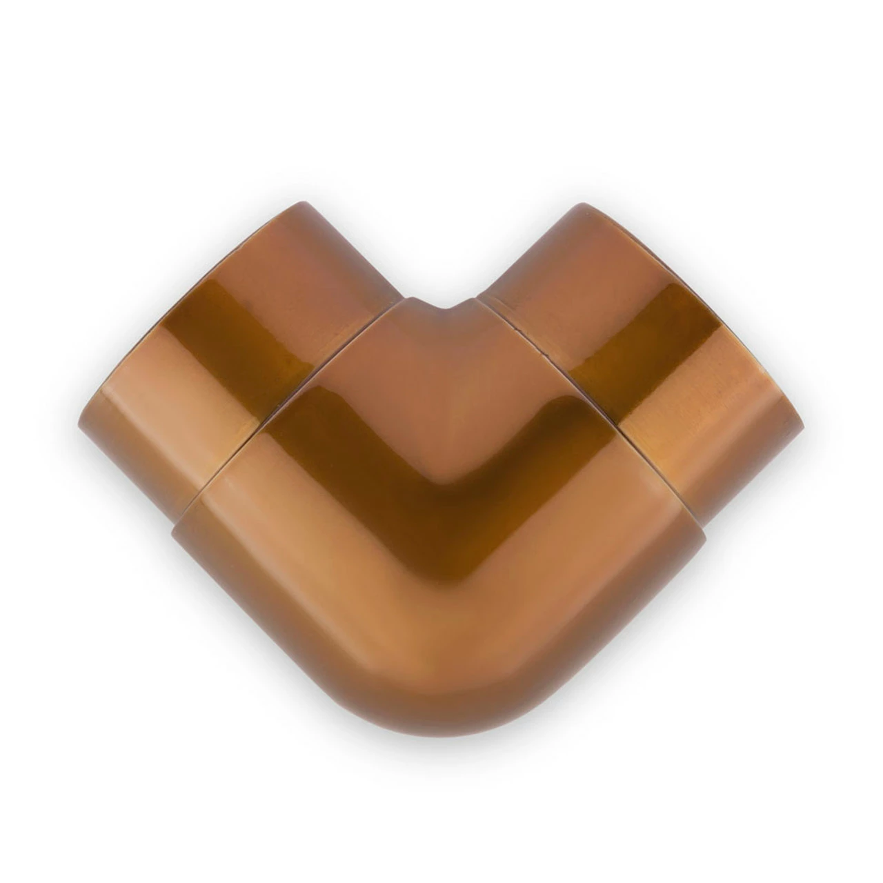 Flush Elbow Fitting 90 Degree - Sunset Copper - 2" OD 4 Flush Elbow Fitting 90 Degree - Sunset Copper - 2" OD - Image 2