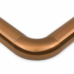 Curved Flush Elbow Fitting 90 Degree - Sunset Copper - 2" OD -PourLab Zone COP S966 2 Curved Flush Elbow Fitting 90 Degree Sunset Copper 2 OD 03 00890.1595358930
