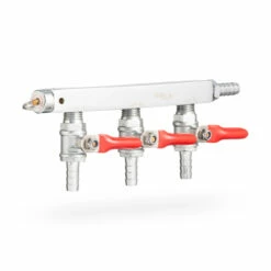 3-Way CO2 Distribution Bar With Safety