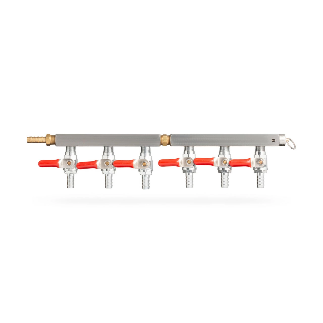 6-Way CO2 Distribution Bar With Safety 4 6-Way CO2 Distribution Bar With Safety - Image 2