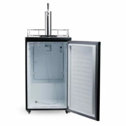 None Economy Kegerator - 1 Faucet - Black -PourLab Zone EconomyKegerator1 Economy Kegerator Single Tap 02 38982.1616696820