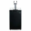 None Economy Kegerator - 2 Faucets - Black -PourLab Zone EconomyKegerator2 Economy Kegerator 2 Faucet 01 39018.1616696801