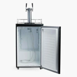 None Economy Kegerator - 2 Faucets - Black -PourLab Zone EconomyKegerator2 Economy Kegerator 2 Faucet 02 06347.1616696801