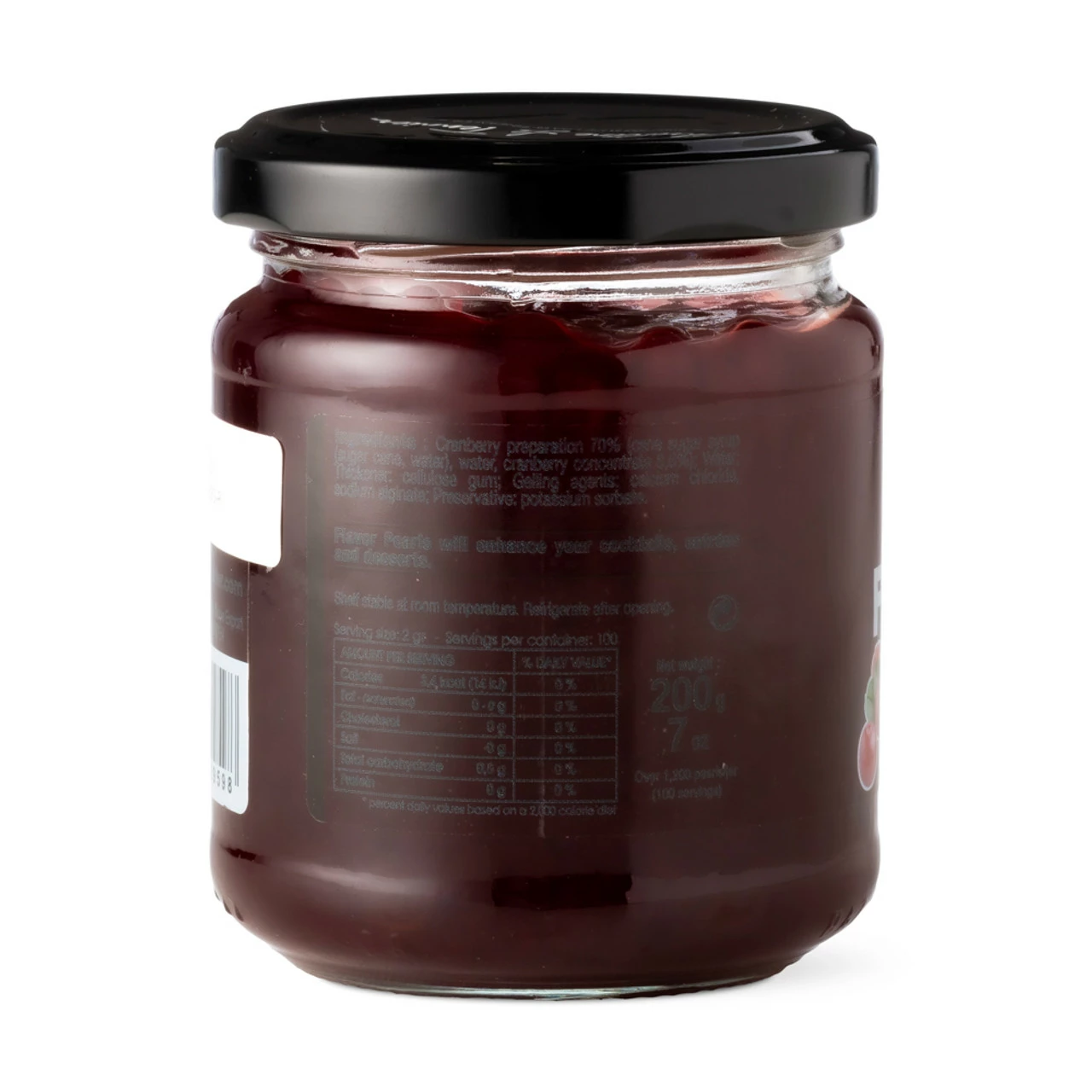Christine Le Tennier Cranberry Flavor Pearls - 7 Oz Jar - Image 2