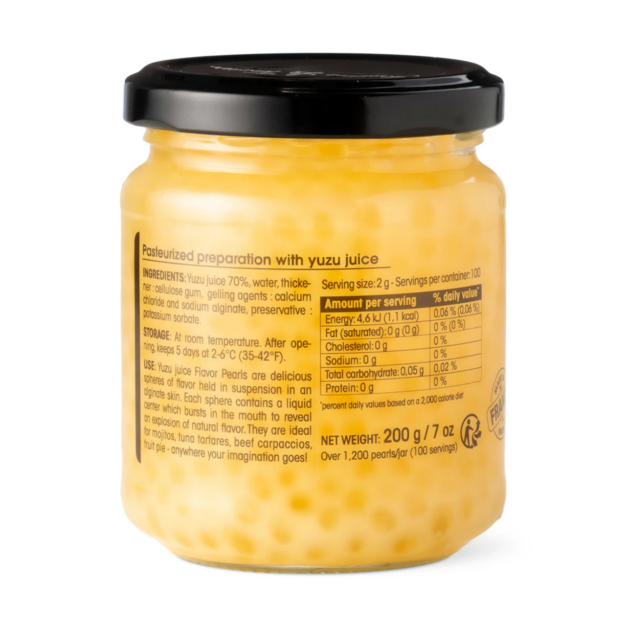 Christine Le Tennier Yuzu Flavor Pearls - 7 Oz Jar - Image 2