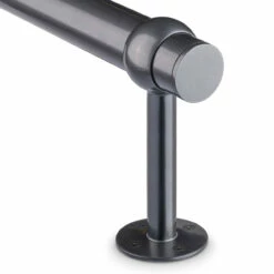 Tall Rounded Center Post Bracket - Gunmetal Grey - 2"OD -PourLab Zone GRY 76336 2 Tall Rounded Center Post Bracket Gunmetal Grey 2OD 01 40406.1602714083