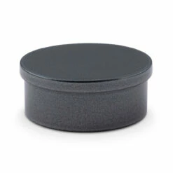 Flush Flat End Cap - Gunmetal Grey - 2" OD