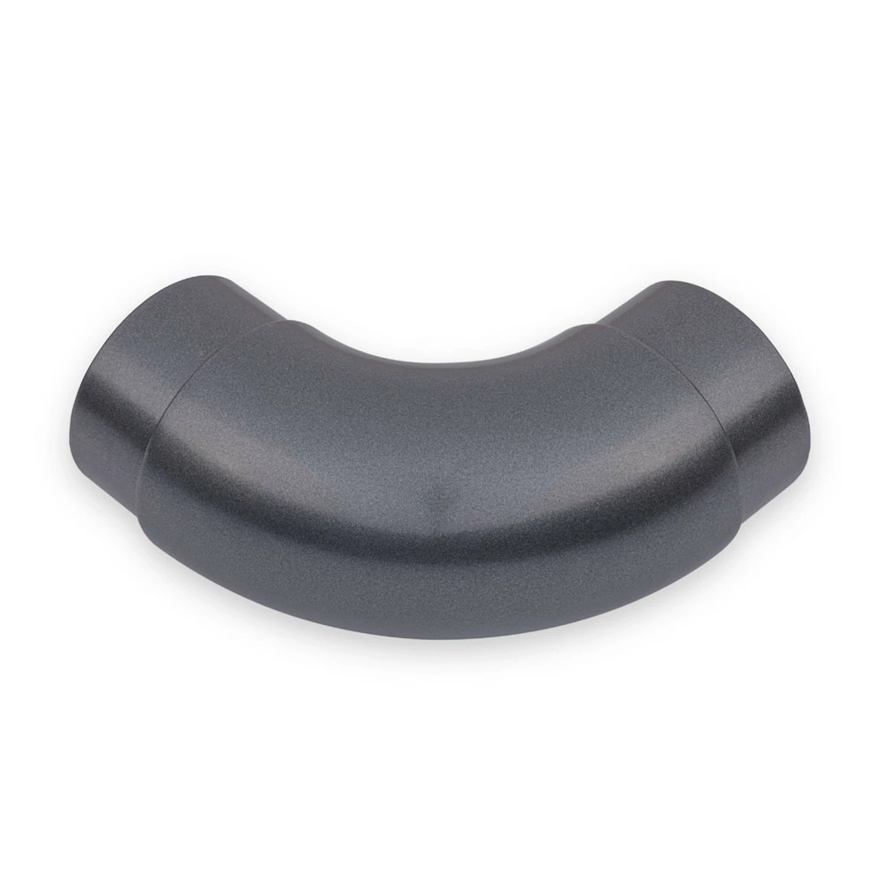 Curved Flush Elbow Fitting 90 Degree - Gunmetal Grey - 2" OD 3 Curved Flush Elbow Fitting 90 Degree - Gunmetal Grey - 2" OD