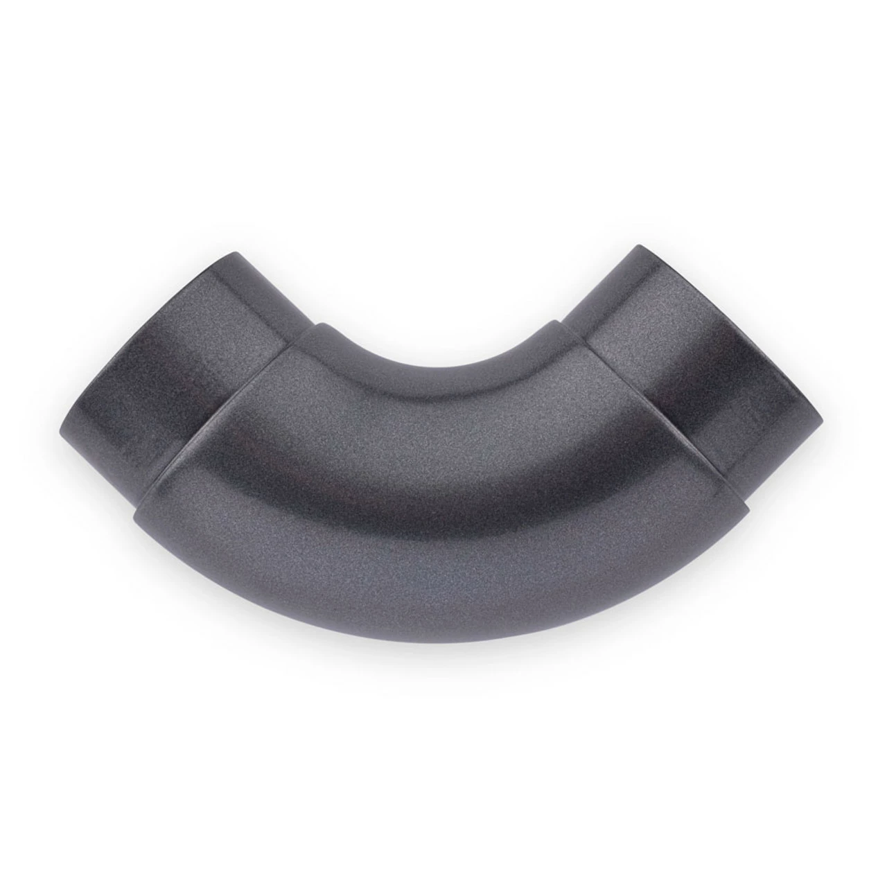 Curved Flush Elbow Fitting 90 Degree - Gunmetal Grey - 2" OD 4 Curved Flush Elbow Fitting 90 Degree - Gunmetal Grey - 2" OD - Image 2