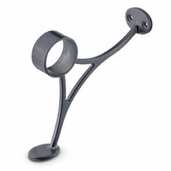 Combination Foot Rail Bracket - Gunmetal Grey - 2" OD