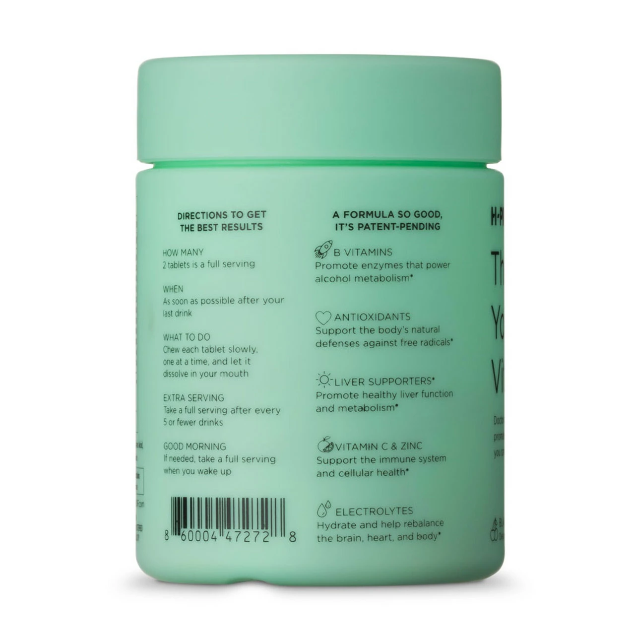 H-PROOF - The Anytime You Drink Vitamin - Hangover Prevention Supplement - 20 Servings Bottle 5 H-PROOF - The Anytime You Drink Vitamin - Hangover Prevention Supplement - 20 Servings Bottle - Image 3