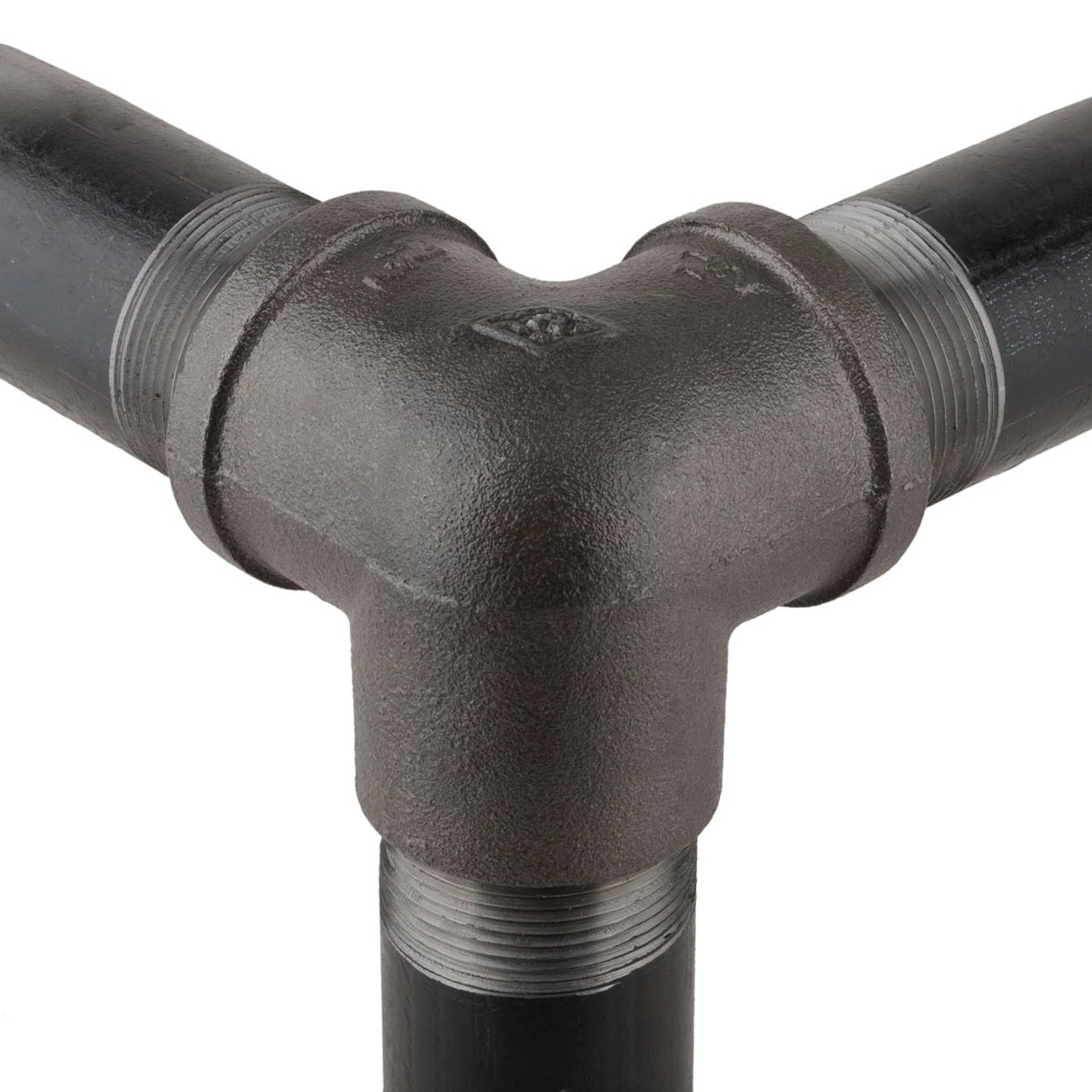 None 90° Side Outlet Elbow - Black Pipe Foot Rail - 1.5" ID 8 None 90° Side Outlet Elbow - Black Pipe Foot Rail - 1.5" ID - Image 6