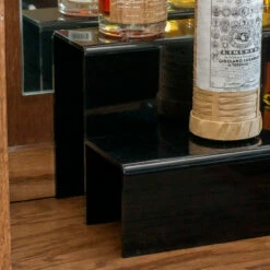 34-inch 2 Tier Liquor Bottle Shelf - Black 9 34-inch 2 Tier Liquor Bottle Shelf - Black -PourLab Zone KEG 036 2T 34 inch 2 Tier Liquor Bottle Shelf Black 4 19720.1592503957