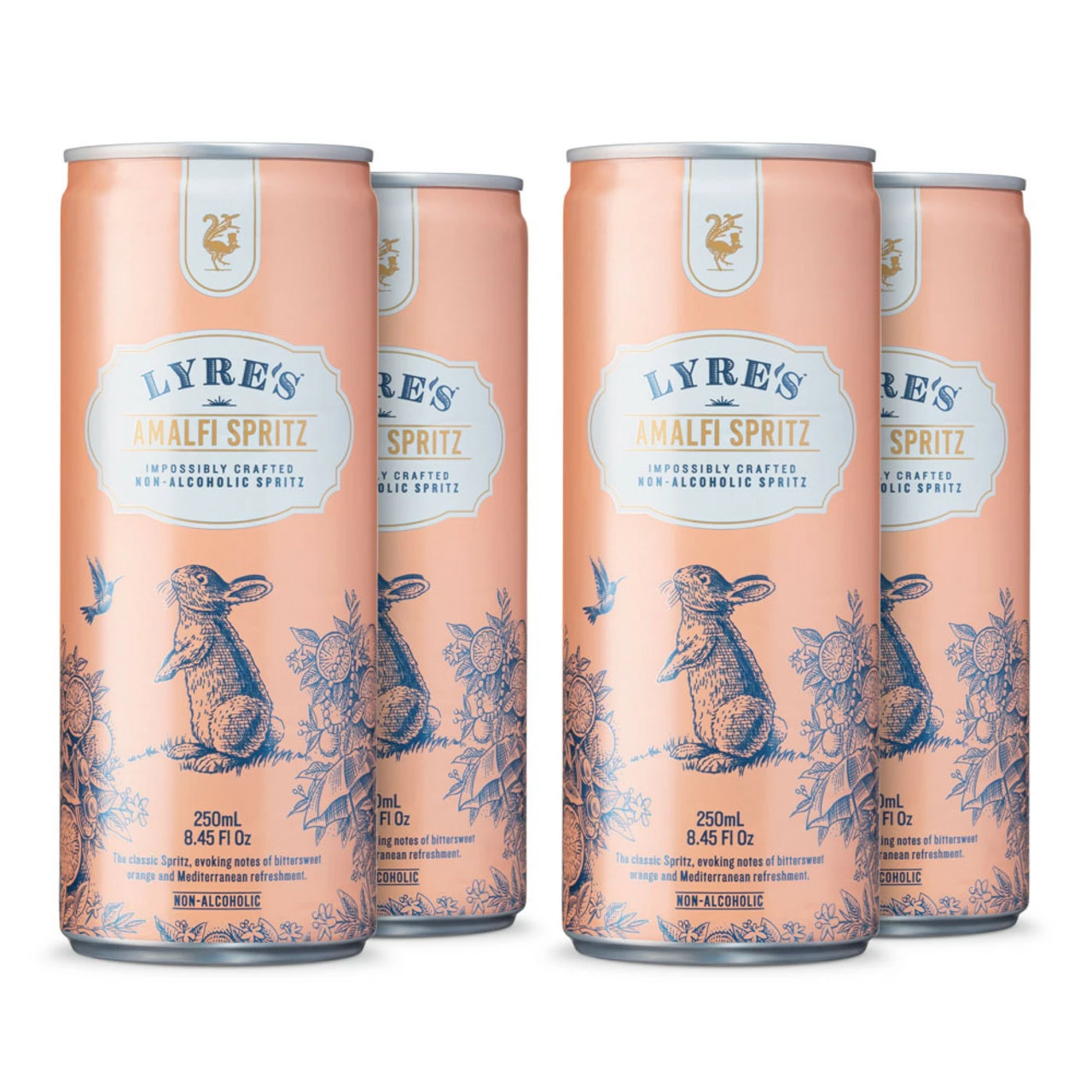 Lyre's Amalfi Spritz Non-Alcoholic Craft Cocktail - 8.45 Oz Can - 4 Pack 3 Lyre's Amalfi Spritz Non-Alcoholic Craft Cocktail - 8.45 Oz Can - 4 Pack