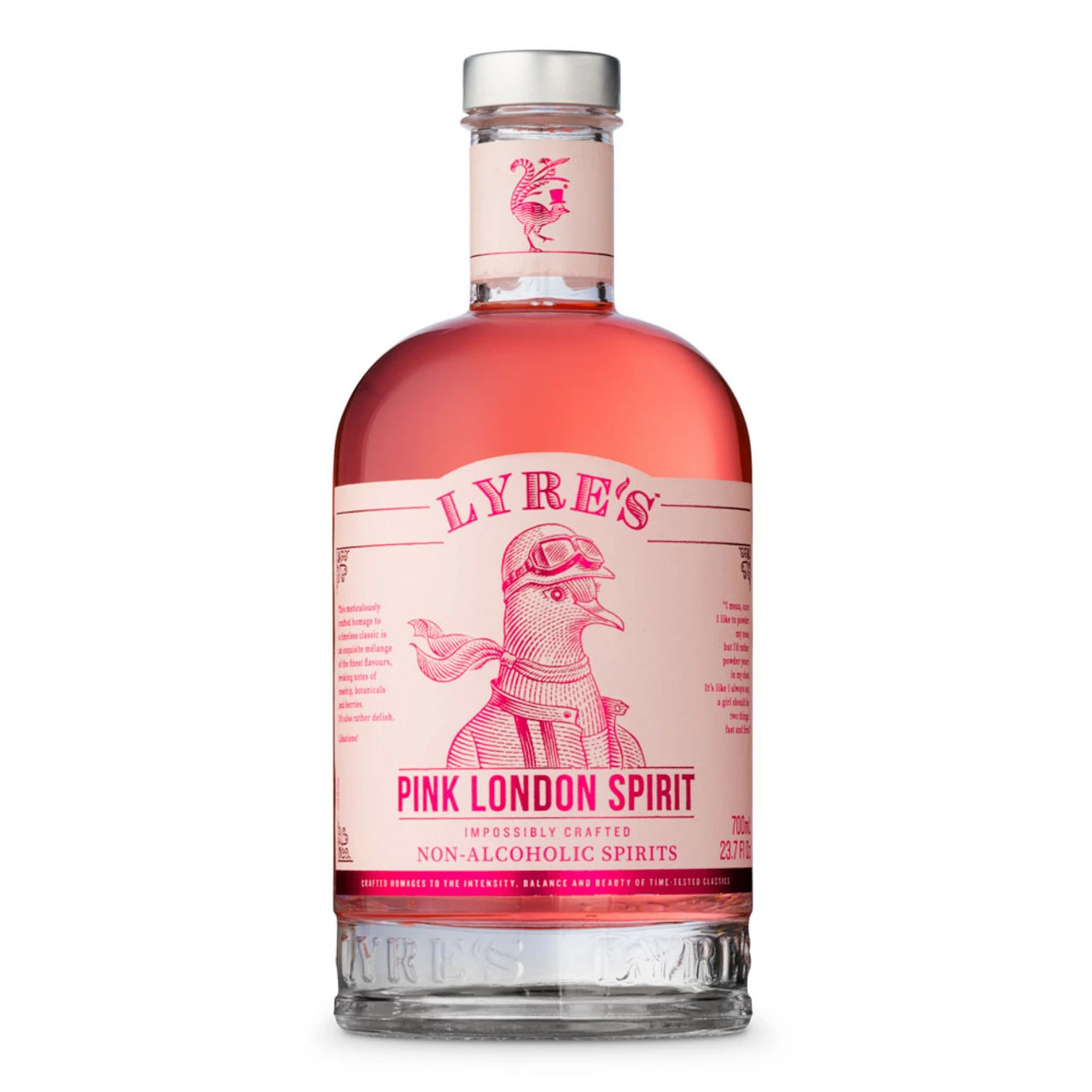 Lyre's Pink London Non-Alcoholic Spirits - Pink Gin Alternative - 700ml