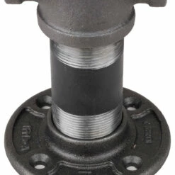 None 4" Connector - Black Pipe Foot Rail - 1.5" ID -PourLab Zone NSB1356 4 Connector Black Pipe Foot Rail 1 pt 5 03 75480.1614895613