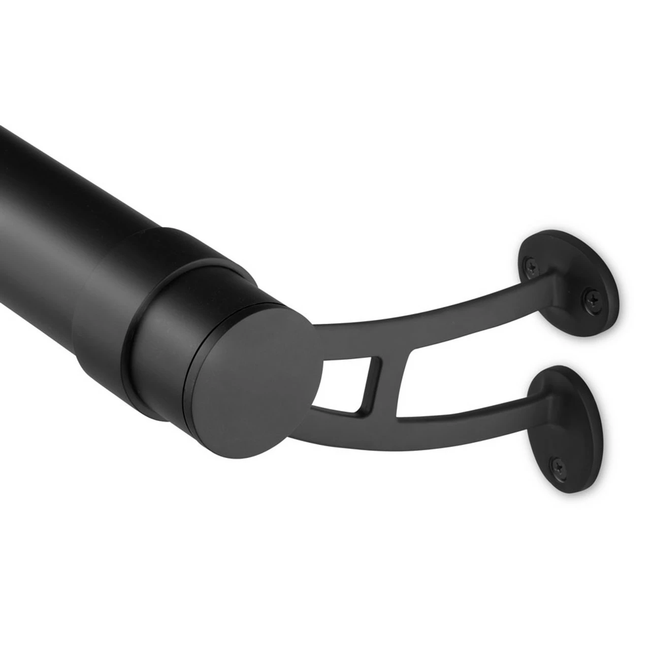 Bar Mount Foot Rail Bracket - Matte Black - 2" OD 6 Bar Mount Foot Rail Bracket - Matte Black - 2" OD - Image 4
