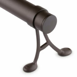 Floor Mount Foot Rail Bracket - Oil Rubbed Bronze - 2" OD -PourLab Zone ORB 76914 2 Floor Mount Foot Rail Bracket Oil Rubbed Bronze 2 OD 04 32381.1595360772