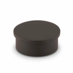 Flush Flat End Cap - Oil Rubbed Bronze - 1.5" OD
