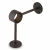 90 Deg. Post Foot Rail Bracket - Oil Rubbed Bronze - 2" OD