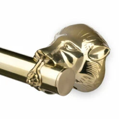 Lion Head Bar Rail Bracket - Polished Brass - 2" OD 13 Lion Head Bar Rail Bracket - Polished Brass - 2" OD -PourLab Zone PB 201 2 Lion Head Bar Rail Bracket Polished Brass 2 OD 06 98117.1598456408