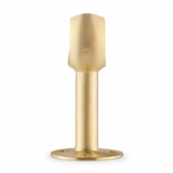 Rounded Center Post Bracket - Satin Brushed Brass - 2" OD -PourLab Zone SB 336 2 Rounded Center Post Bracker Satin Brass 2 Inch OD 02 96380.1595361515
