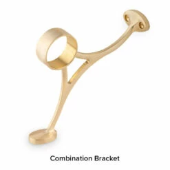 Satin Brushed Brass Bar Foot Rail Kit 12 Satin Brushed Brass Bar Foot Rail Kit -PourLab Zone SB 76912 2 Combination Foot Rail Bracket Brushed Satin Brass 2 Inch OD 01 84163.1611152747