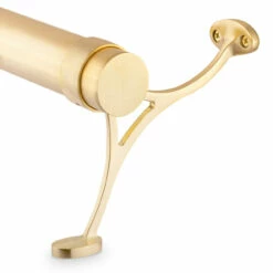 Combination Foot Rail Bracket - Satin Brushed Brass - 2" OD 10 Combination Foot Rail Bracket - Satin Brushed Brass - 2" OD -PourLab Zone SB 76912 2 Combination Foot Rail Bracket Brushed Satin Brass 2 Inch OD 04 74020.1595361705