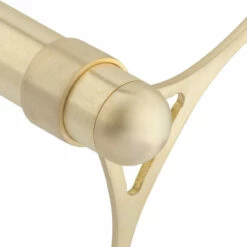 Domed End Cap - Satin Brushed Brass - 1.5" OD -PourLab Zone SB 76937 1 pt 5 Domed End Cap Brushed Satin Brass 1 pt 5 OD 03 53591.1609862004