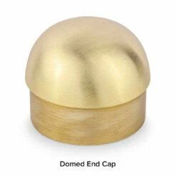Satin Brushed Brass Bar Foot Rail Kit 14 Satin Brushed Brass Bar Foot Rail Kit -PourLab Zone SB 76937 2 Domed End Cap Brushed Satin Brass 2 Inch OD 01 1 26726.1611152747