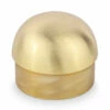 Domed End Cap - Satin Brushed Brass - 2" OD -PourLab Zone SB 76937 2 Domed End Cap Brushed Satin Brass 2 Inch OD 01 1 36063.1595362480