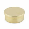 Flush Flat End Cap - Satin Brushed Brass - 1.5" OD 2 Flush Flat End Cap - Satin Brushed Brass - 1.5" OD -PourLab Zone SB 76940 1 pt 5 Flush Flat End Cap Brushed Satin Brass 1 pt 5 OD 01 89114.1609863090