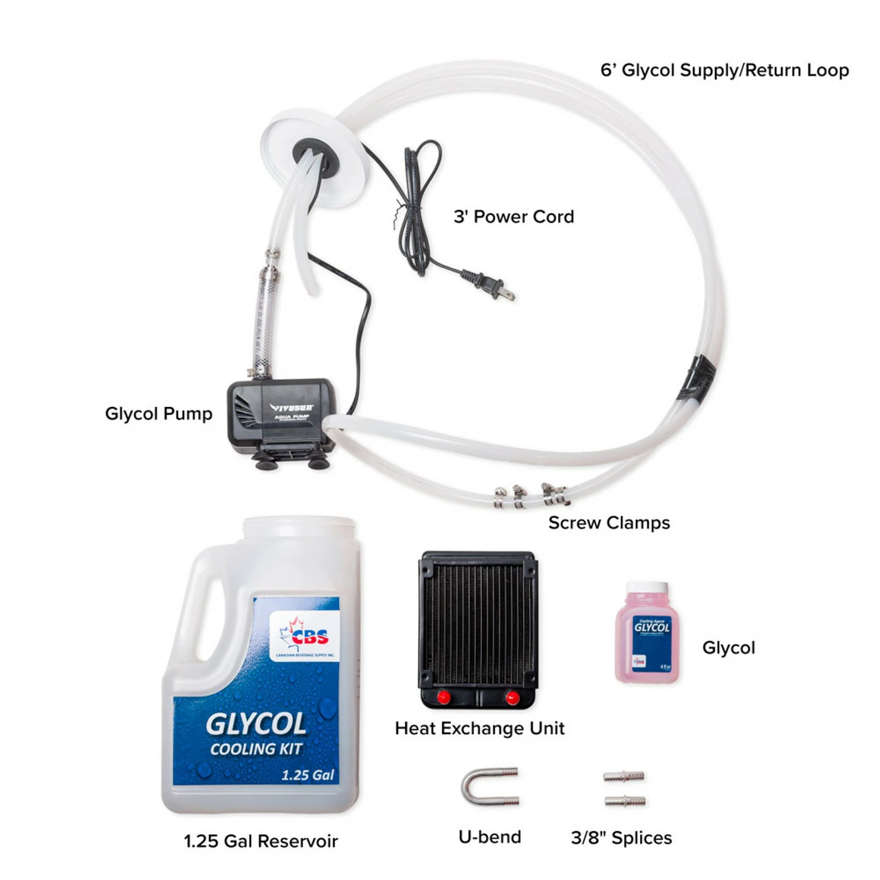 Glycol Pump Kit For Kegerators & Short Draw Draft Systems 4 Glycol Pump Kit For Kegerators & Short Draw Draft Systems - Image 2