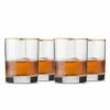 Gold Band Whiskey Rocks Glasses - 11.75 Oz - Set Of 4 -PourLab Zone SMG000030 Gold Band Whiskey Rocks Glasses 11.75 oz Set of 4 02 93138.1654176068