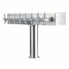 "T" Style Pedestal Draft Beer Tower - Stainless Steel - 3" Column - Air Cooled - 8 Faucets 1 "T" Style Pedestal Draft Beer Tower - Stainless Steel - 3" Column - Air Cooled - 8 Faucets -PourLab Zone TT8CR T Style Pedestal Draft Beer Tower Stainless Steel 8 Faucets 01 53780.1605120183