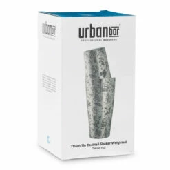 Urban Bar Tattoo Pattern Weighted Tall & Short Boston Shaker Tin Set - Stainless Steel -PourLab Zone UB3541 UB3544 Urban Bar Tattoo Pattern Weighted Tall and Short Boston Shaker Tin Set Stainless Steel 4 92805.1593184765