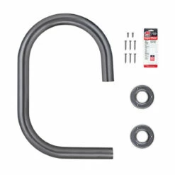KegWorks Classic Service Bar Rail - Gunmetal Grey - 2" OD -PourLab Zone W901 GRY KW KegWorks Classic Service Bar Rail Gunmetal Grey 2 OD 03 57887.1600806343