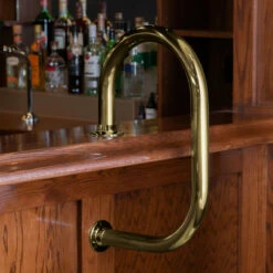 KegWorks Classic Service Bar Rail - Polished Brass - 2" OD 11 KegWorks Classic Service Bar Rail - Polished Brass - 2" OD -PourLab Zone W901 PB KW KegWorks Classic Service Bar Rail Polished Brass 2 OD 05 39167.1604511300
