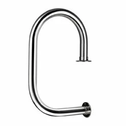 KegWorks Classic Service Bar Rail - Polished Stainless Steel - 2" OD