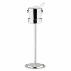 Wine & Champagne Bucket With Pipe Style Stand