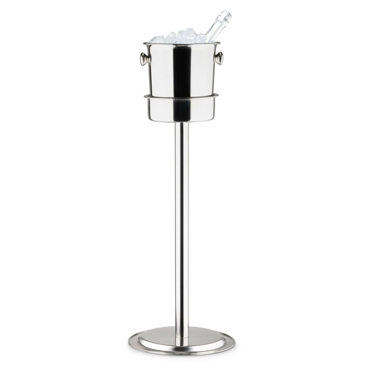 Wine & Champagne Bucket With Pipe Style Stand 3 Wine & Champagne Bucket With Pipe Style Stand