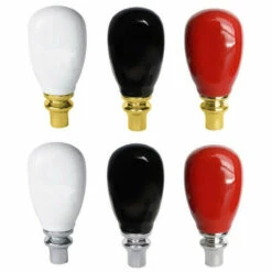 Short European Ceramic Draft Beer Tap Handle