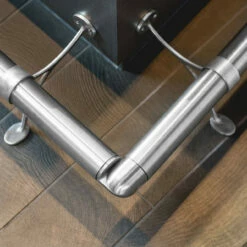 Adjustable Flush Elbow - Brushed Stainless Steel - 2" OD -PourLab Zone adjustable elbow 21715.1592852489