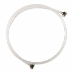 5' Barrier Line Jumper - 1/4" ID - Stainless Steel Connectors