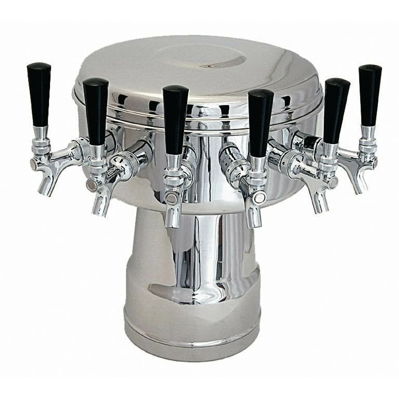 Mushroom Draft Beer Tower - Glycol Cooled - 4 To 6 Faucets 3 Mushroom Draft Beer Tower - Glycol Cooled - 4 To 6 Faucets