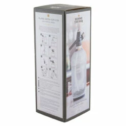 Behind The Bar® Glass Soda Siphon With Metal Mesh - 1 Liter -PourLab Zone behindthebar sodasiphon 4 60205.1632323777
