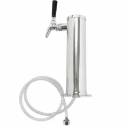 Draft Tower - 100% Stainless Steel Contact - 3" Column - 1 Perlick 630SS -PourLab Zone c173 650ss kit kit single tap stainless tower 650ss faucet 0019 2 17203.1590770187