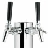 Draft Tower - 100% Stainless Steel Contact - 3" Column - 2 Perlick 650SS - Barrier Line -PourLab Zone c175 650ss kit double tap stainless tower with 2 650ss faucets 0003 2 86106.1590770201