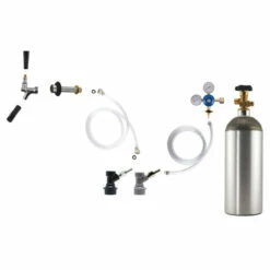 Homebrew Kegerator Conversion Kit - Ball Disconnects - 5lb CO2 Tank